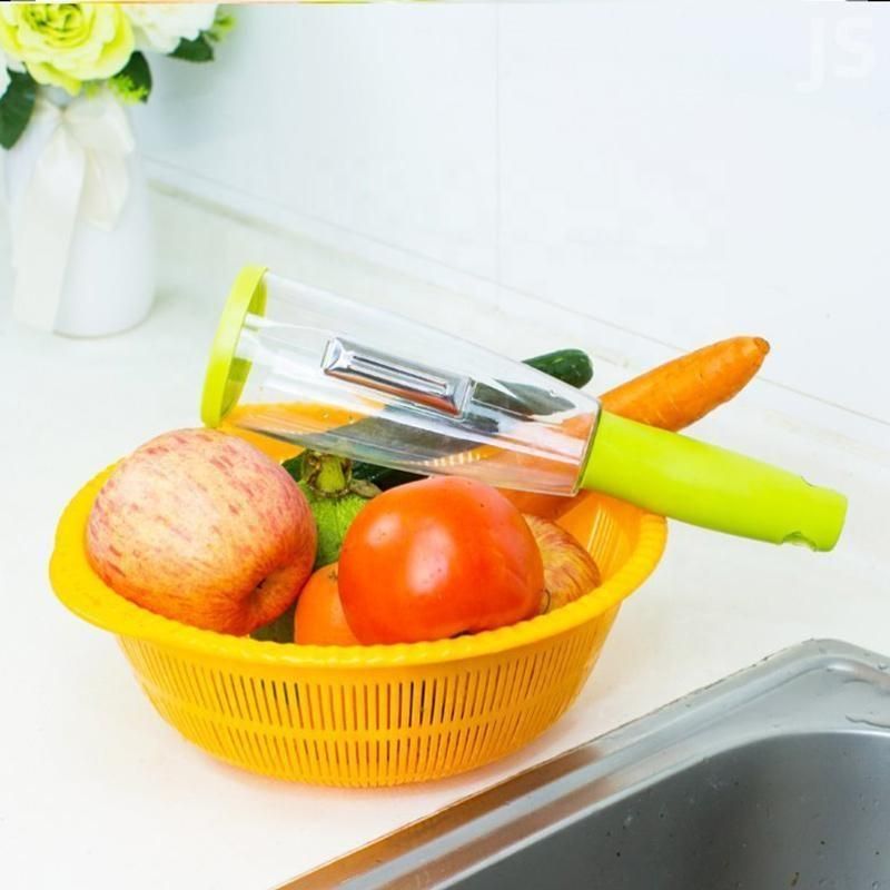 Multifunction Peeler with Storage Container