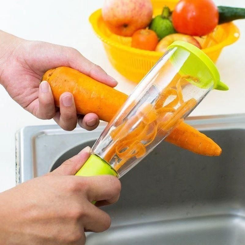 Multifunction Peeler with Storage Container