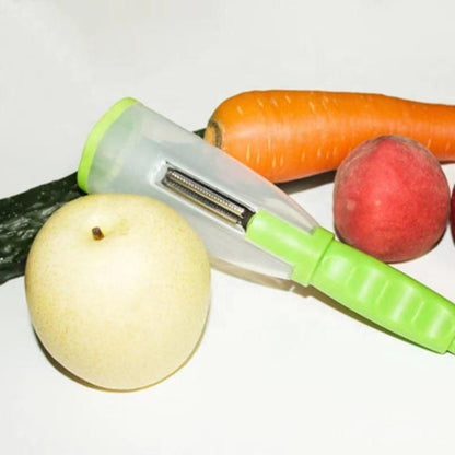 Multifunction Peeler with Storage Container